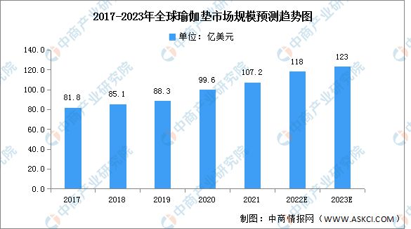 2023年全球瑜伽垫市场规模及市场结构预测分析(图1)