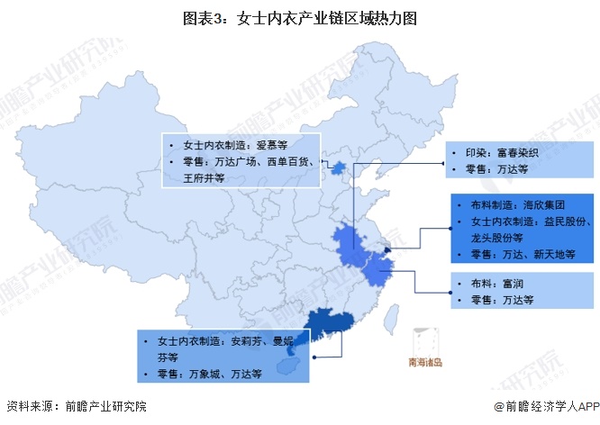 澳门新葡【干货】2024年中国女士内衣行业产业链现状及市场竞争格局分析 产地主要(图3)